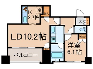 ＭＦＰＲ目黒タワーの物件間取画像